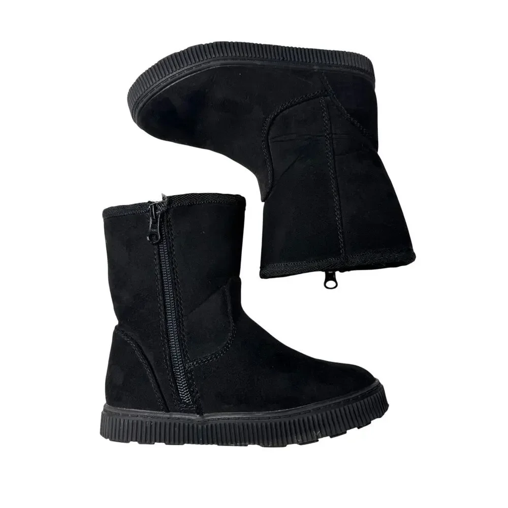 Cat & Jack Toddler Girls Black Pip Boots Size 10 With Box